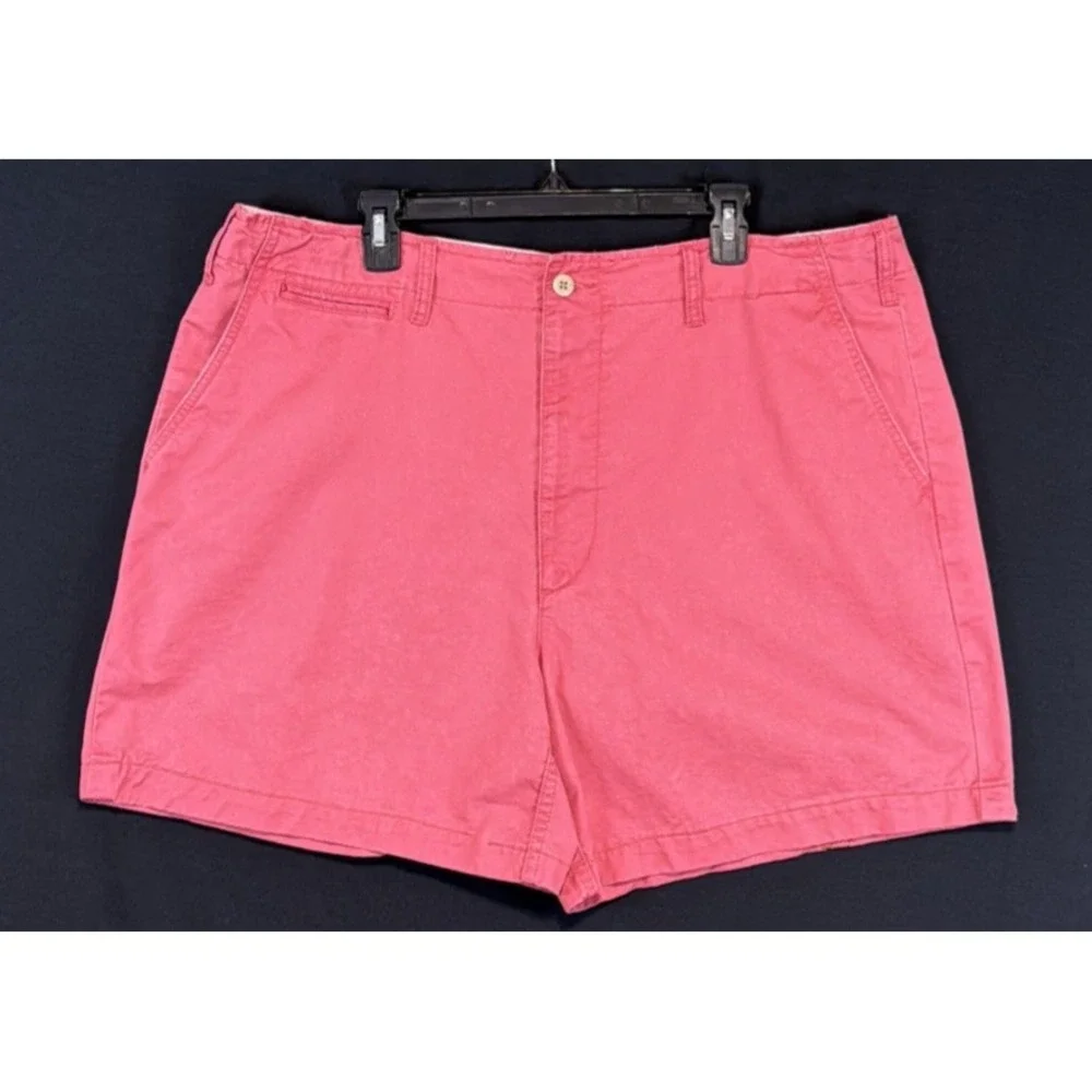 Polo Jeans CO Mens Vintage Shorts 40 Distressed Pink 100% Cotton RL-67 PJC